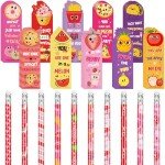 Valentine's Day Scented Pencil and Bookmark Set