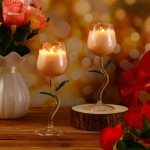 Valentine's Day Lavender Rose Candle Gift Set
