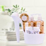 Luxury Vanilla Spa Basket for Her Gift Set