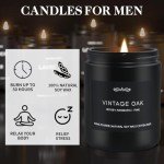 Men's Scented Candle Gift Set - 4 Pack