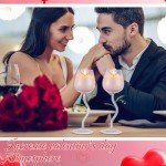 Valentine's Day Lavender Rose Candle Gift Set