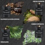 Men's Scented Candle Gift Set - 4 Pack