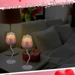 Valentine's Day Lavender Rose Candle Gift Set