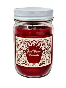 Red Velvet Cupcake Candle - Perfect Valentine's Gift