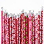 40 Valentine’s Day Scented Heart Pencils Set