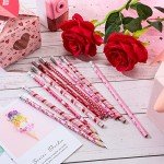 40 Valentine’s Day Scented Heart Pencils Set