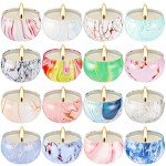 16 Pack Aromatherapy Candle Gift Set for Moms