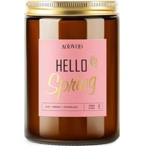 Hello Spring Vanilla Candle - 22oz Aromatherapy Delight