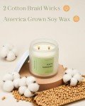 M&SENSE White Gardenia Scented Candle - 70-Hour Burn