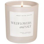 Jasmine & Rosemary Salt Candle - 70+ Hour Burn