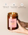 Hello Spring Vanilla Candle - 22oz Aromatherapy Delight