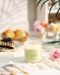 M&SENSE White Gardenia Scented Candle - 70-Hour Burn