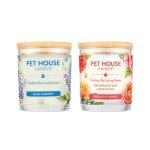Lilac Garden & Rose Pet Odor Candles, 2-Pack