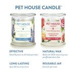 Lilac Garden & Rose Pet Odor Candles, 2-Pack