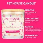 Pink Sugar Scented Candle for Pet Odors 9 oz