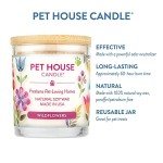 Wildflowers Scented Pet Odor Control Candles - 2 Pack