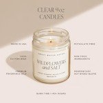 Cashmere & Vanilla Scented Soy Candle – 9oz