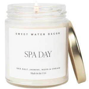 Spa Day Soy Candle - Sea Salt & Jasmine