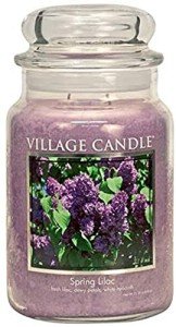 Spring Lilac Scented Candle in Apothecary Jar