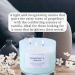 Grapefruit Vanilla Soy Candle for Relaxation