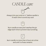 Lavender Sage Soy Candle in Amber Jar
