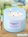 Grapefruit Vanilla Soy Candle for Relaxation