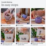 Candle Making Kit with Pottery Tools & Fragrance
