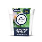 Glade Dewdrop Petals Scented Candle Jar