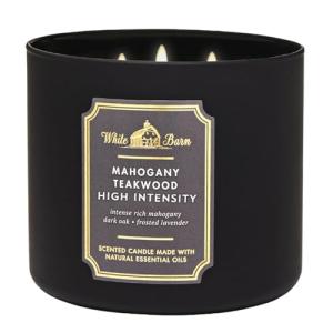 Mahogany Teakwood High Intensity 3-Wick Candle