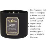 Mahogany Teakwood High Intensity 3-Wick Candle
