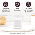 Glade Clean Linen Scented Candle Jar, 2 Count