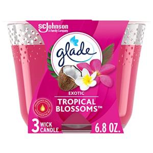 Glade Tropical Blossoms 3-Wick Candle with Oils