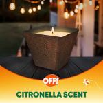 Citronella Scented Candle Set for Outdoor Ambiance