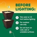 Citronella Scented Candle Set for Outdoor Ambiance
