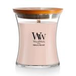 WoodWick Vanilla Sea Salt Candle in Hourglass Shape