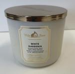 White Barn White Gardenia 3-Wick Candle