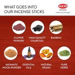 HEM Red Rose Incense Sticks - 120 Count