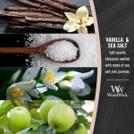 WoodWick Vanilla Sea Salt Candle in Hourglass Shape