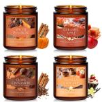 Autumn Scented Candle Set - 4 Pack