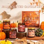 Autumn Scented Candle Set - 4 Pack