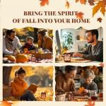 Autumn Scented Candle Set - 4 Pack