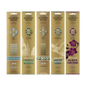 Gonesh Extra Rich Scented Incense Variety Pack