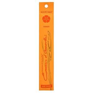 Maroma Amber Incense Sticks - 10 Count
