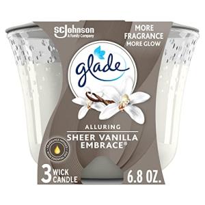 Glade Sheer Vanilla Embrace 3-Wick Candle