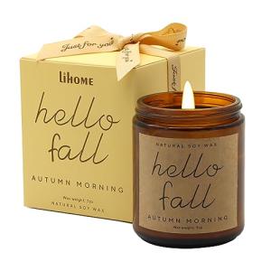 Autumn Morning Scented Soy Wax Candles