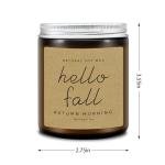 Autumn Morning Scented Soy Wax Candles