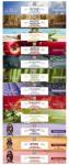 Hosley 480 Pack Aromatherapy Incense Sticks Variety