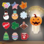 13-Piece Seasonal Fragrance Plug-In with Night Light