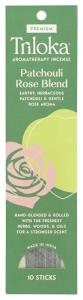 Triloka Patchouli Rose Incense Sticks, 10 Pack