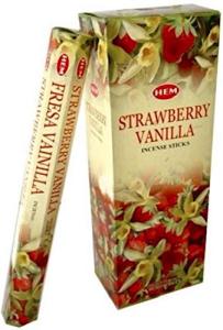 Strawberry Vanilla Incense Sticks - Box of Six